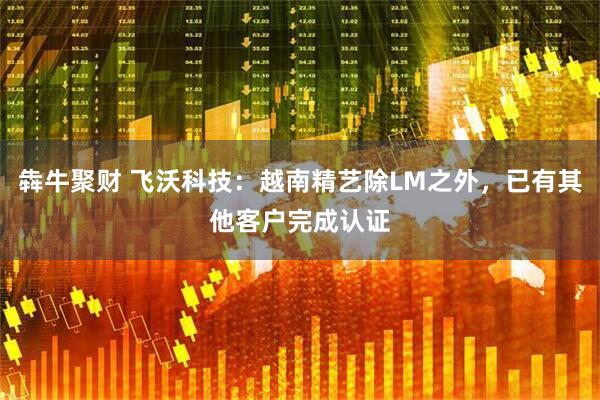 犇牛聚财 飞沃科技：越南精艺除LM之外，已有其他客户完成认证